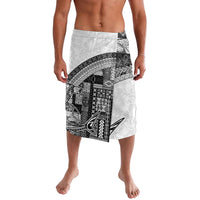Samoa Mamanu Siapo Classic Black Lavalava Tatau Malie LT7 Black - Polynesian Pride