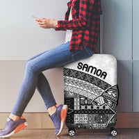 Samoa Mamanu Siapo Classic Black Luggage Cover Tatau Malie LT7 - Polynesian Pride