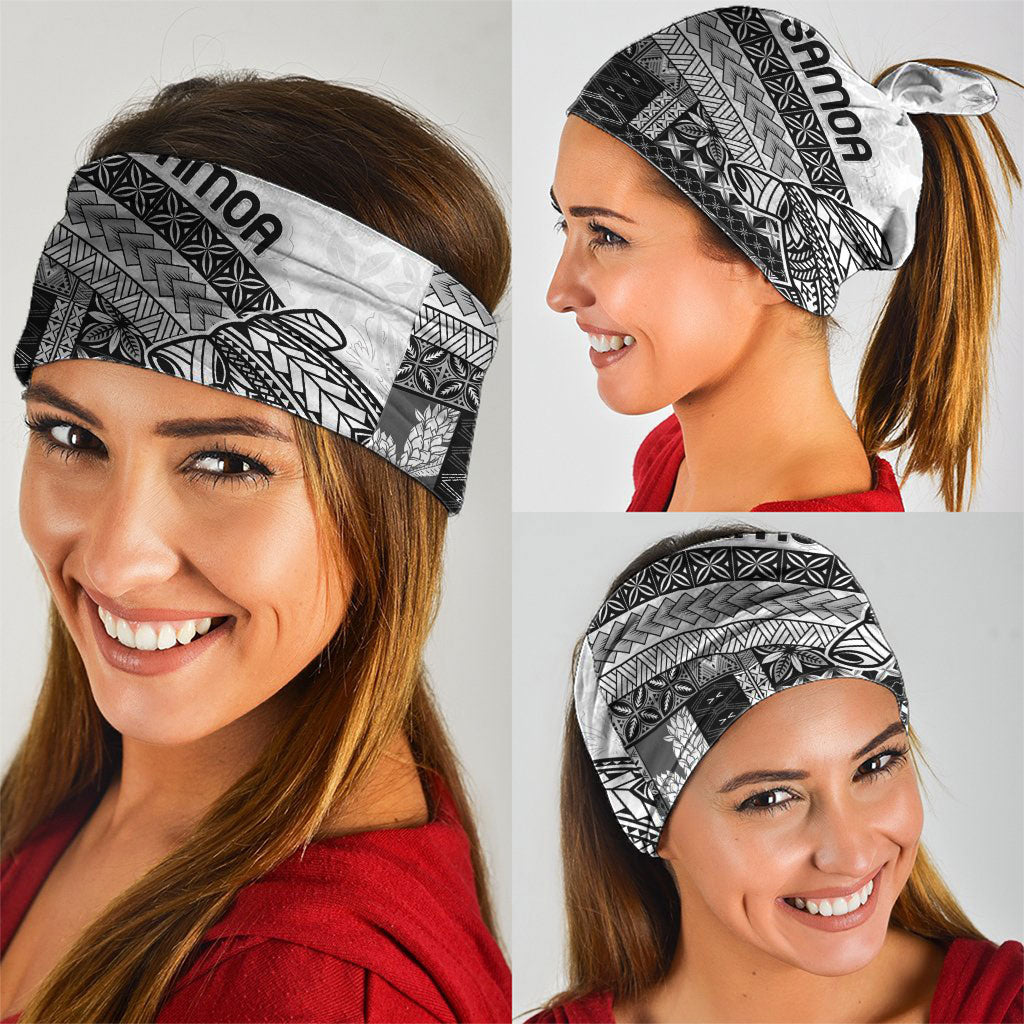 Samoa Mamanu Siapo Classic Black Neck Gaiter Tatau Malie LT7 - Polynesian Pride