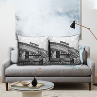 Samoa Mamanu Siapo Classic Black Pillow Cover Tatau Malie LT7 - Polynesian Pride