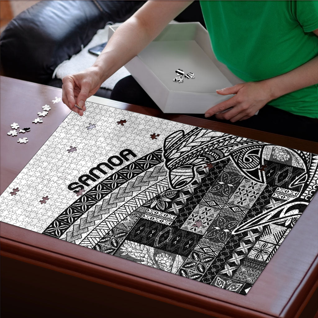 Samoa Mamanu Siapo Classic Black Puzzle Tatau Malie LT7 - Polynesian Pride