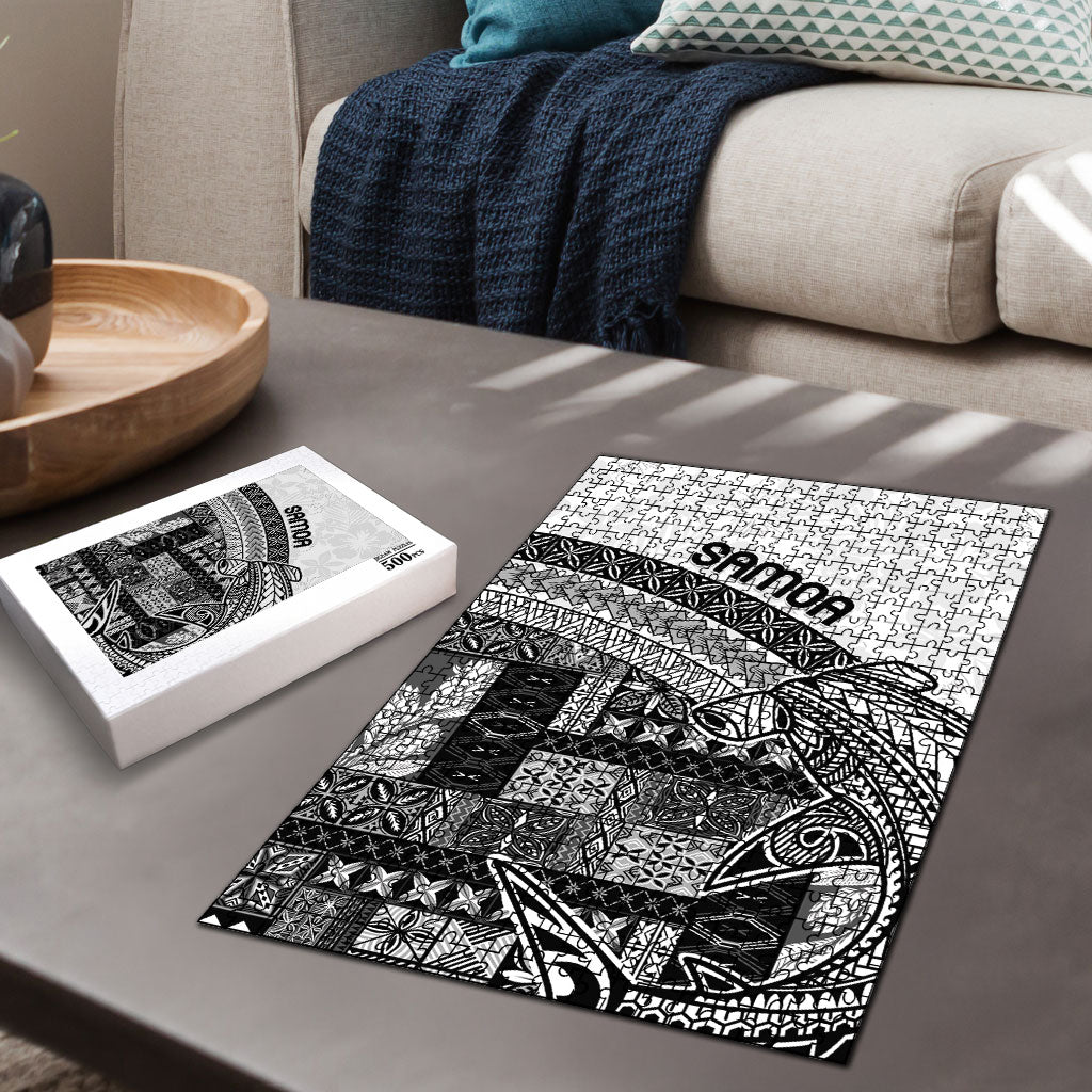 Samoa Mamanu Siapo Classic Black Puzzle Tatau Malie LT7 - Polynesian Pride