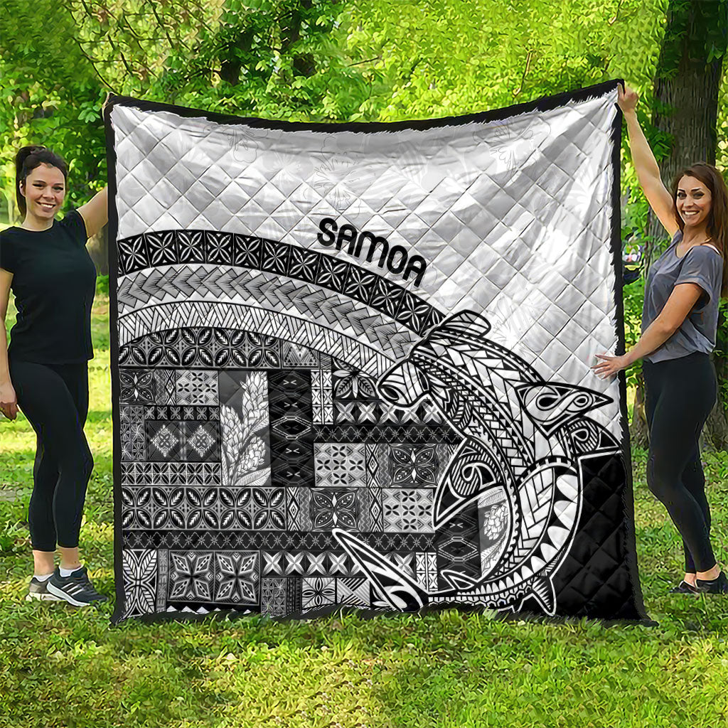 Samoa Mamanu Siapo Classic Black Quilt Tatau Malie LT7 - Polynesian Pride