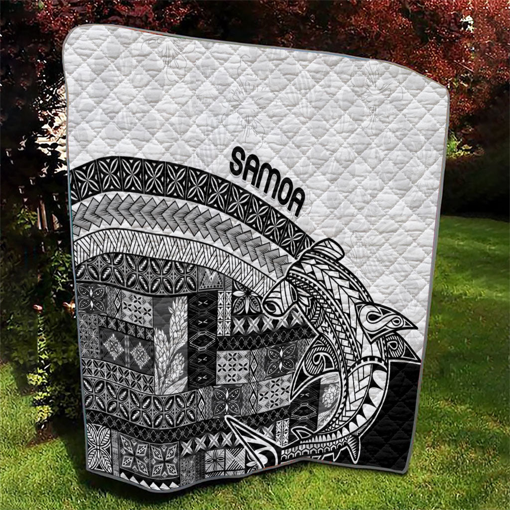 Samoa Mamanu Siapo Classic Black Quilt Tatau Malie LT7 - Polynesian Pride