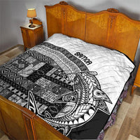 Samoa Mamanu Siapo Classic Black Quilt Tatau Malie LT7 - Polynesian Pride