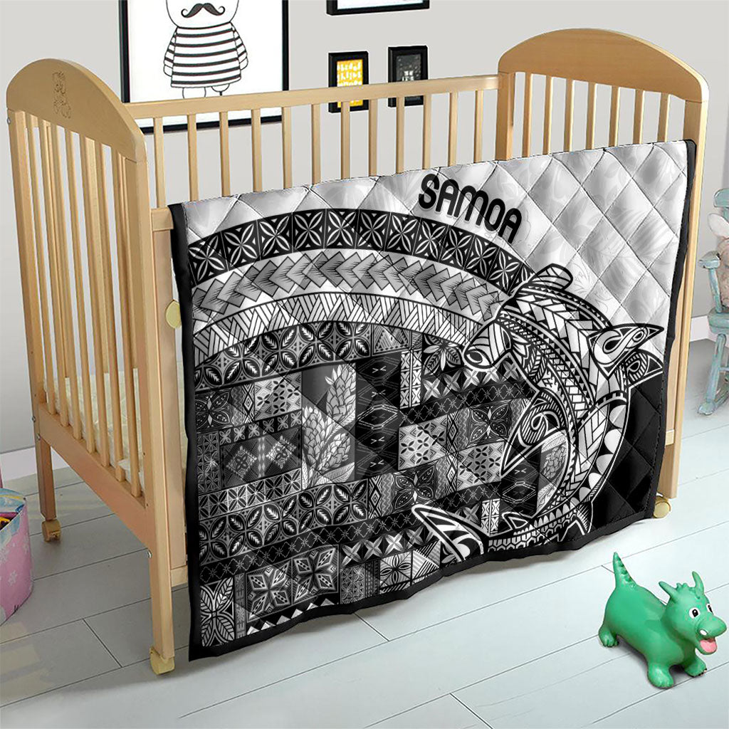 Samoa Mamanu Siapo Classic Black Quilt Tatau Malie LT7 - Polynesian Pride