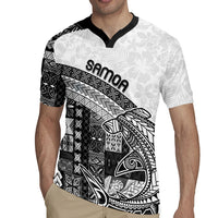 Samoa Mamanu Siapo Classic Black Rugby Jersey Tatau Malie LT7 - Polynesian Pride