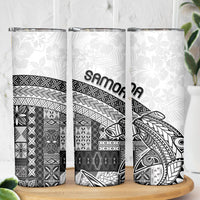 Samoa Mamanu Siapo Classic Black Skinny Tumbler Tatau Malie LT7 - Polynesian Pride