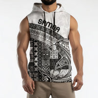 Samoa Mamanu Siapo Classic Black Sleeveless Hoodie Tatau Malie LT7 - Polynesian Pride