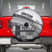 Samoa Mamanu Siapo Classic Black Spare Tire Cover Tatau Malie LT7 - Polynesian Pride