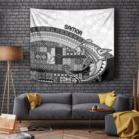 Samoa Mamanu Siapo Classic Black Tapestry Tatau Malie LT7 Black - Polynesian Pride
