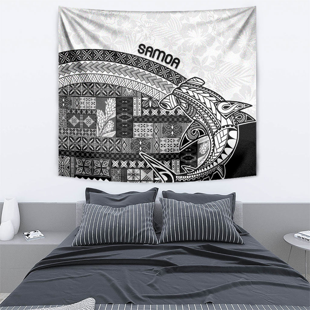Samoa Mamanu Siapo Classic Black Tapestry Tatau Malie LT7 - Polynesian Pride