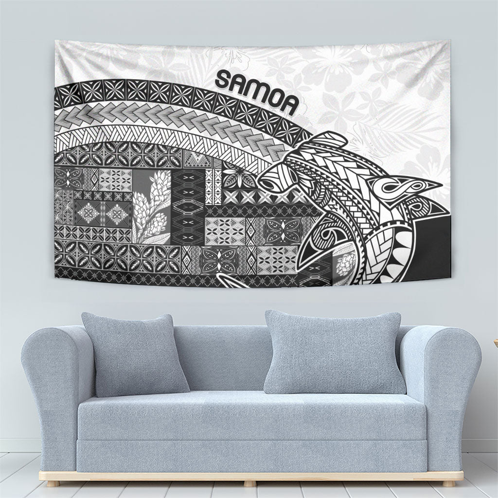 Samoa Mamanu Siapo Classic Black Tapestry Tatau Malie LT7 - Polynesian Pride