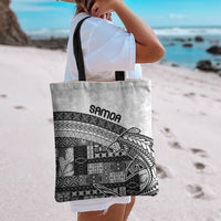 Samoa Mamanu Siapo Classic Black Tote Bag Tatau Malie LT7 - Polynesian Pride