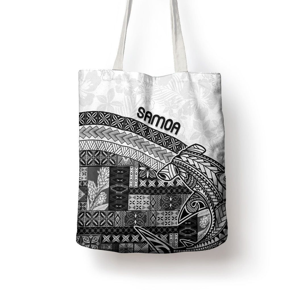 Samoa Mamanu Siapo Classic Black Tote Bag Tatau Malie LT7 - Polynesian Pride