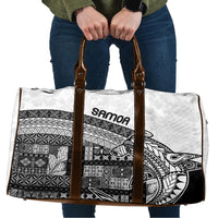 Samoa Mamanu Siapo Classic Black Travel Bag Tatau Malie LT7 Black - Polynesian Pride