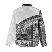 Samoa Mamanu Siapo Classic Black Women Casual Shirt Tatau Malie LT7 - Polynesian Pride
