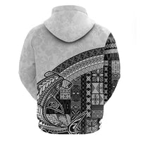 Samoa Mamanu Siapo Classic Black Zip Hoodie Tatau Malie LT7 - Polynesian Pride
