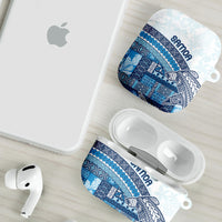 Samoa Mamanu Siapo Royal Blue AirPods Case Tatau Malie LT7 - Polynesian Pride