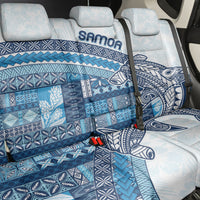 Samoa Mamanu Siapo Royal Blue Back Car Seat Cover Tatau Malie LT7 - Polynesian Pride