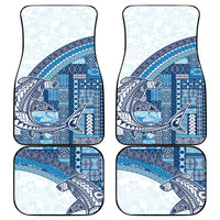 Samoa Mamanu Siapo Royal Blue Car Mats Tatau Malie LT7 - Polynesian Pride