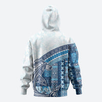 Samoa Mamanu Siapo Royal Blue Hoodie Tatau Malie LT7 - Polynesian Pride