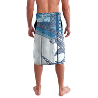Samoa Mamanu Siapo Royal Blue Lavalava Tatau Malie LT7 - Polynesian Pride