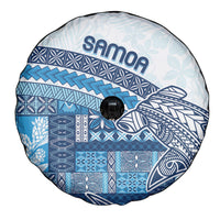 Samoa Mamanu Siapo Royal Blue Spare Tire Cover Tatau Malie LT7 - Polynesian Pride