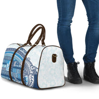 Samoa Mamanu Siapo Royal Blue Travel Bag Tatau Malie LT7 - Polynesian Pride
