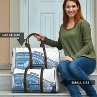 Samoa Mamanu Siapo Royal Blue Travel Bag Tatau Malie LT7 - Polynesian Pride
