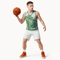 Samoa Mamanu Siapo Forest Green Basketball Jersey Tatau Malie LT7 - Polynesian Pride