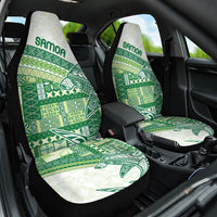 Samoa Mamanu Siapo Forest Green Car Seat Cover Tatau Malie LT7 One Size Forest Green - Polynesian Pride
