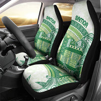 Samoa Mamanu Siapo Forest Green Car Seat Cover Tatau Malie LT7 - Polynesian Pride
