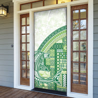 Samoa Mamanu Siapo Forest Green Door Cover Tatau Malie LT7 - Polynesian Pride