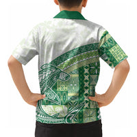 Samoa Mamanu Siapo Forest Green Hawaiian Shirt Tatau Malie LT7 - Polynesian Pride