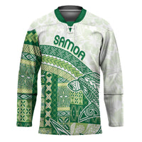 Samoa Mamanu Siapo Forest Green Hockey Jersey Tatau Malie LT7 Unisex Forest Green - Polynesian Pride