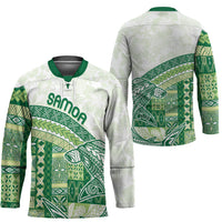 Samoa Mamanu Siapo Forest Green Hockey Jersey Tatau Malie LT7 - Polynesian Pride