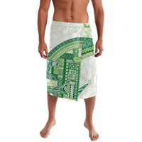 Samoa Mamanu Siapo Forest Green Lavalava Tatau Malie LT7 Forest Green - Polynesian Pride