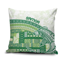 Samoa Mamanu Siapo Forest Green Pillow Cover Tatau Malie LT7 Forest Green - Polynesian Pride