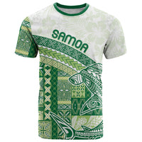 Samoa Mamanu Siapo Forest Green T Shirt Tatau Malie LT7 Forest Green - Polynesian Pride