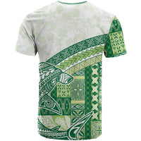 Samoa Mamanu Siapo Forest Green T Shirt Tatau Malie LT7 - Polynesian Pride