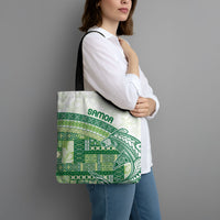 Samoa Mamanu Siapo Forest Green Tote Bag Tatau Malie LT7 - Polynesian Pride