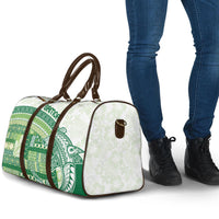 Samoa Mamanu Siapo Forest Green Travel Bag Tatau Malie LT7 - Polynesian Pride