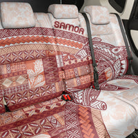 Samoa Mamanu Siapo Crimson Back Car Seat Cover Tatau Malie LT7 - Polynesian Pride
