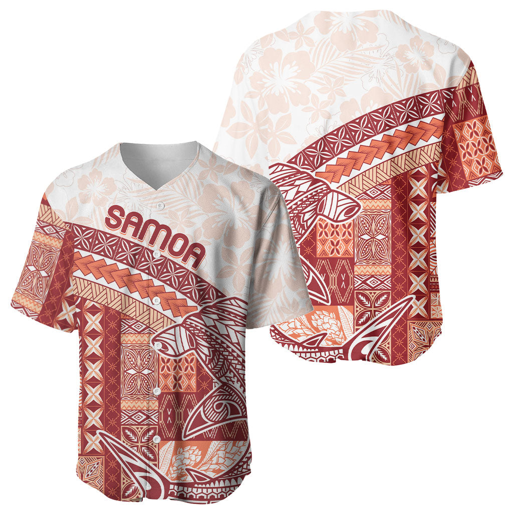 Samoa Mamanu Siapo Crimson Baseball Jersey Tatau Malie LT7 - Polynesian Pride