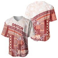 Samoa Mamanu Siapo Crimson Baseball Jersey Tatau Malie LT7 - Polynesian Pride