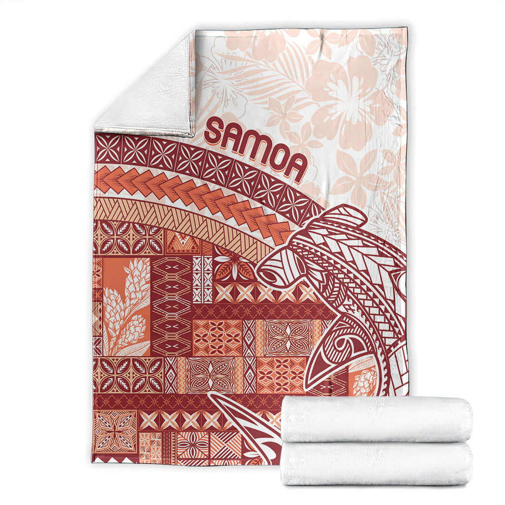 Samoa Mamanu Siapo Crimson Blanket Tatau Malie LT7 - Polynesian Pride