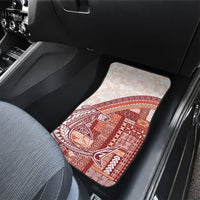 Samoa Mamanu Siapo Crimson Car Mats Tatau Malie LT7 - Polynesian Pride
