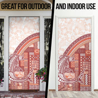 Samoa Mamanu Siapo Crimson Door Cover Tatau Malie LT7 - Polynesian Pride
