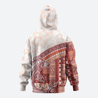 Samoa Mamanu Siapo Crimson Hoodie Tatau Malie LT7 - Polynesian Pride
